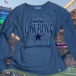 Women's Dallas Cowboys Blue Long sleeve shirt‎ Size Small